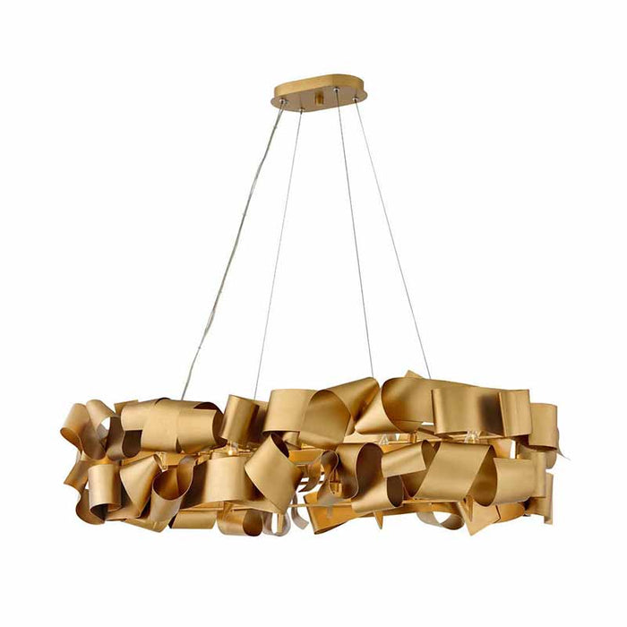 Fredrick Ramond FR48605 Delfina 6-lt 40" LED Linear Chandelier