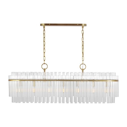 Visual Comfort CC1307 Beckett 7-lt 48" Linear Chandelier