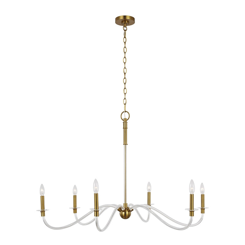 Visual Comfort CC1326 Hanover 6-lt 41" Chandelier