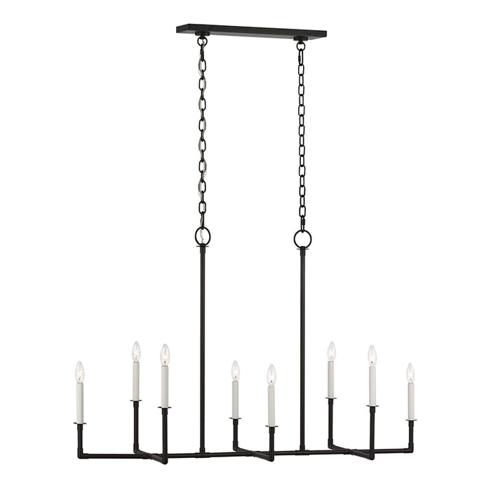 Visual Comfort CC1368 Bayview 8-lt 48" Linear Chandelier