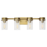 Visual Comfort CW1004 Garrett 4-lt 29" Vanity - Burnished Brass