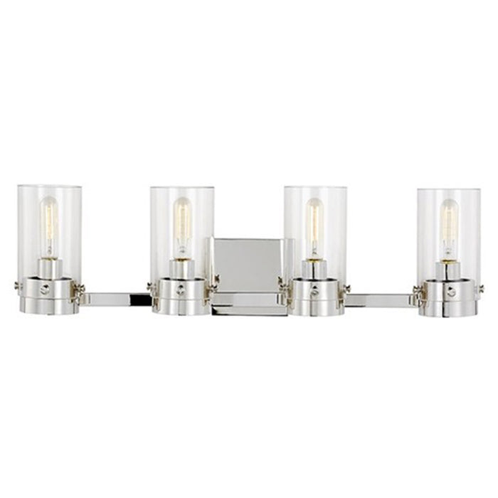 Visual Comfort CW1004 Garrett 4-lt 29" Vanity - Polished Nickel