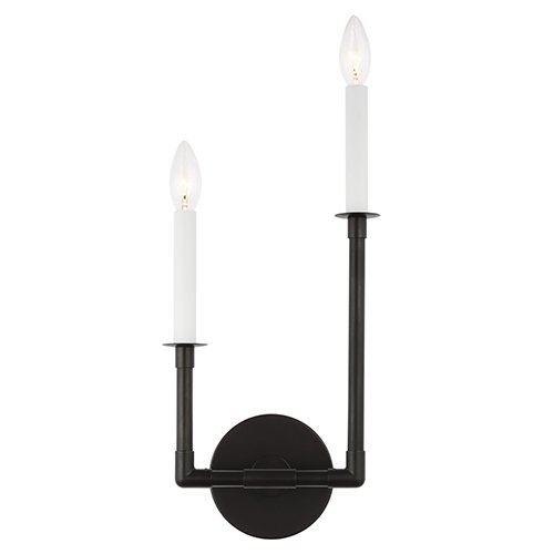 Visual Comfort CW1112 Bayview 2-lt 8" Double Right Sconce