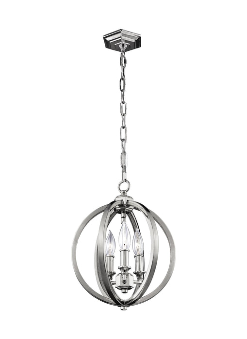 Feiss F3059 Corinne 3-lt Globe Small Pendant