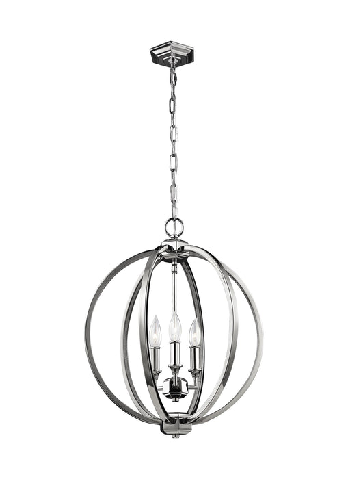 Feiss F3060 Corinne 3-lt Globe Medium Pendant