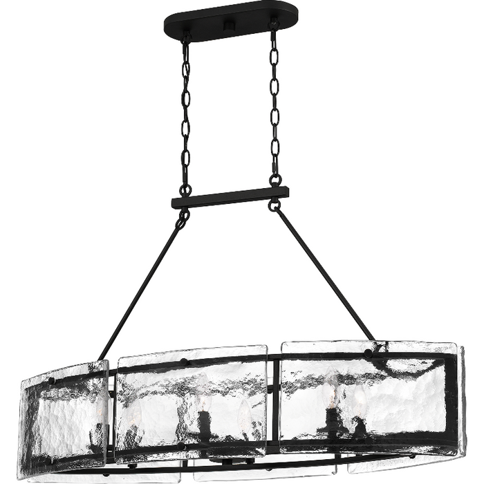 Quoizel FTS638 Fortress 6-lt 39" Island Chandelier