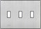 Lutron FG-3 Fassada 3-Gang Wallplate