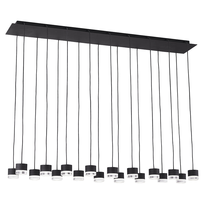 Visual Comfort 700TRSPGBL18 Gable 18-lt 45" LED Chandelier