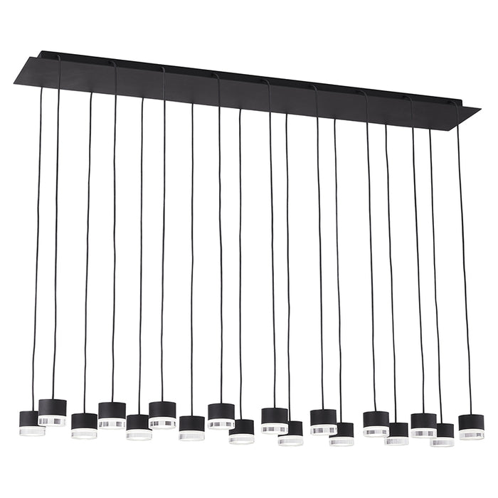 Visual Comfort 700TRSPGBL18 Gable 18-lt 45" LED Chandelier