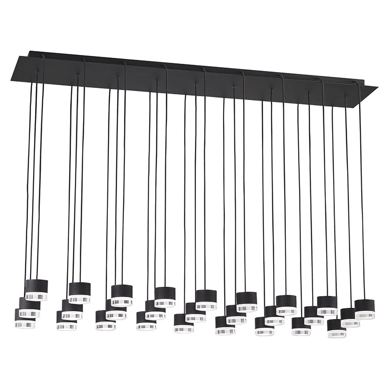 Visual Comfort 700TRSPGBL27 Gable 27-lt 45" LED Chandelier