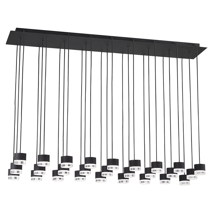 Visual Comfort 700TRSPGBL27 Gable 27-lt 45" LED Chandelier