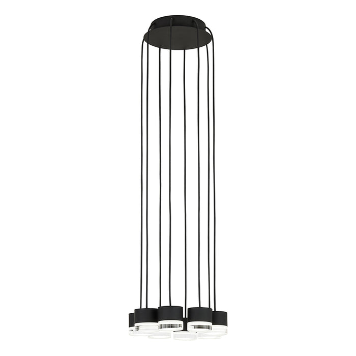 Tech 700TRSPGBL Gable 8-lt 10" LED Chandelier