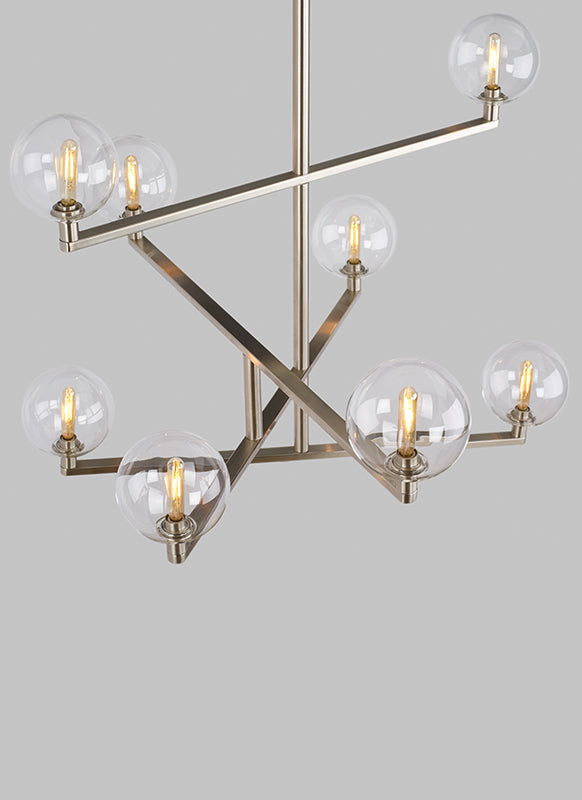 Visual Comfort 700GMB Gambit 8-lt 35" LED Chandelier