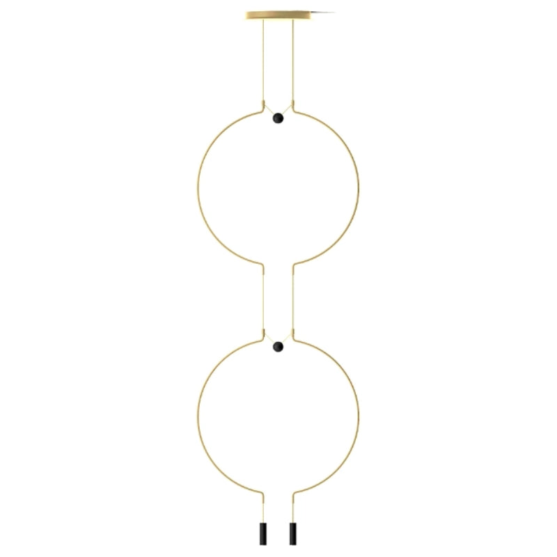 Axo USLIADP2 Liaison 2-lt 22" LED Round Double Pendant