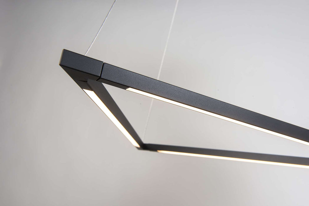 Z-Bar Triangle LED Pendant by Koncept