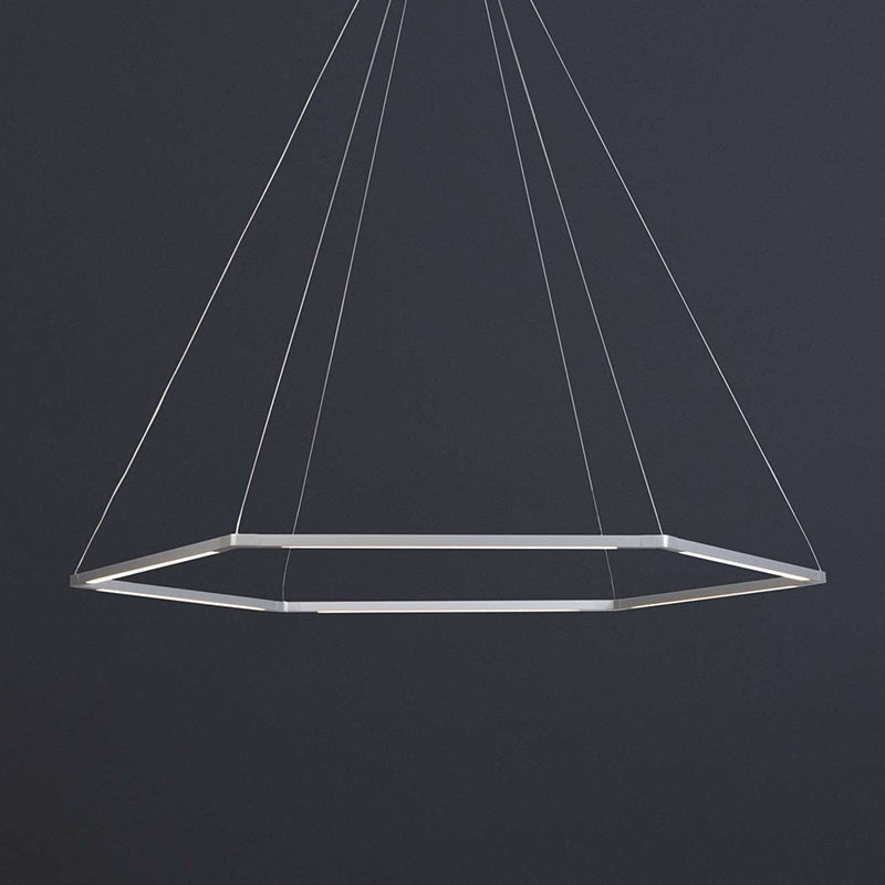 Z-Bar Honeycomb LED Pendant by Koncept