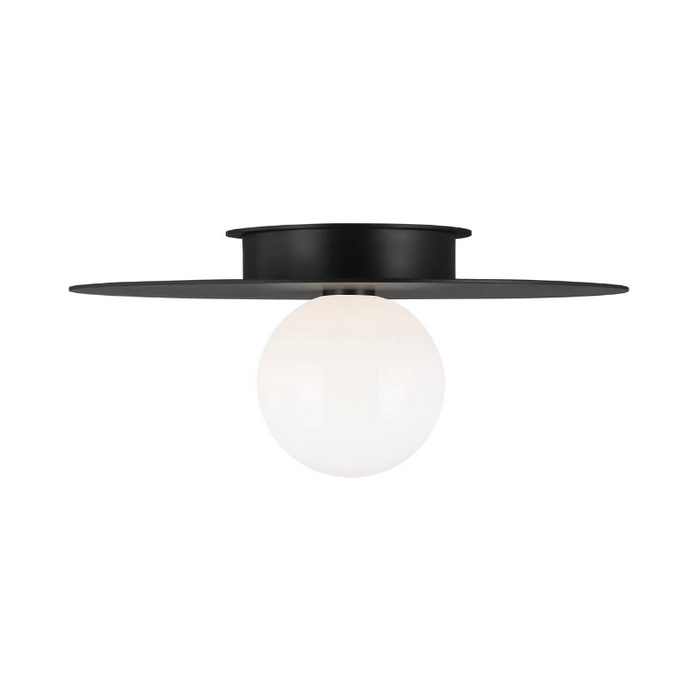 Visual Comfort KF1021 Nodes 1-lt 18" Flush Mount - Midnight Black