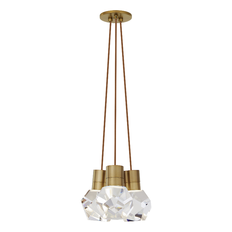 Visual Comfort 700TDKIRAP3 Kira 3-lt 10" LED Pendant, 2200K