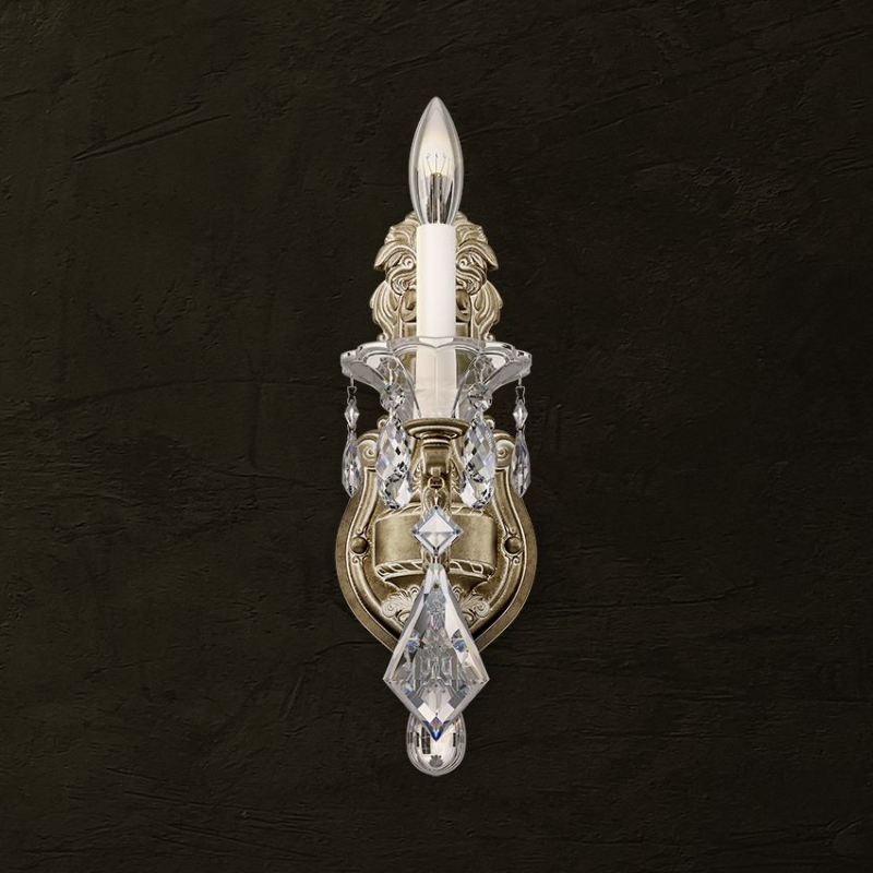 Schonbek 5069 La Scala 1-lt 16" Tall Wall Sconce