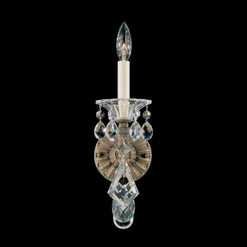 Schonbek 5000 La Scala 1-lt 16" Tall Wall Sconce