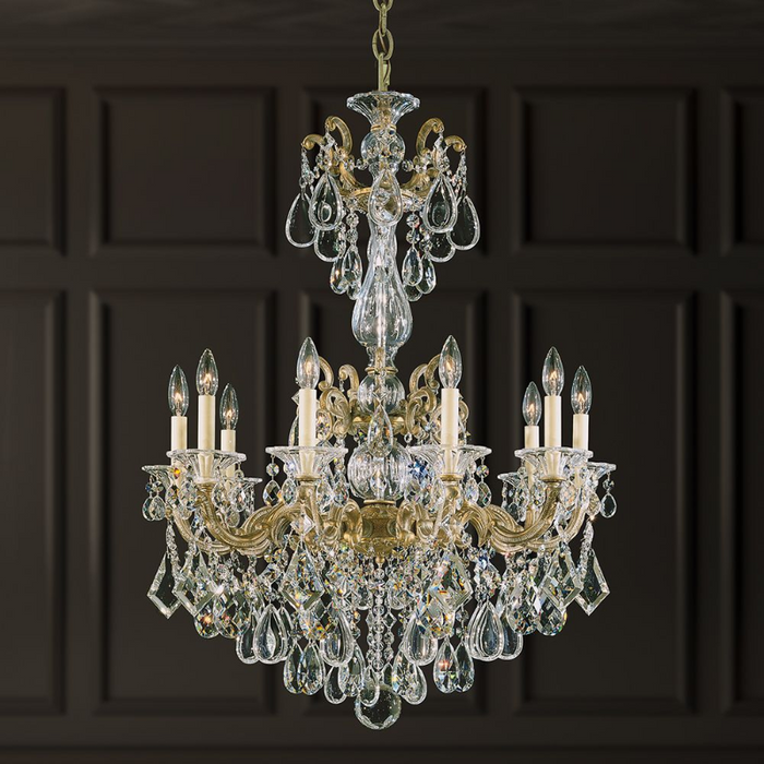 Schonbek 5008 La Scala 10-lt 28" Chandelier