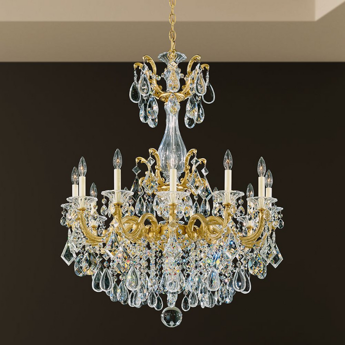Schonbek 5011 La Scala 12-lt 33" Chandelier