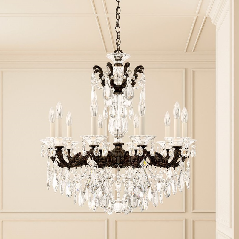 Schonbek 5074 La Scala 10-lt 28" Chandelier