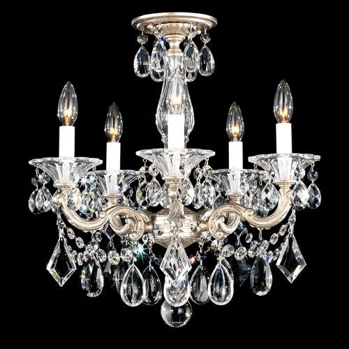 Schonbek 5345 La Scala 5-lt 18" Semi-Flush Mount