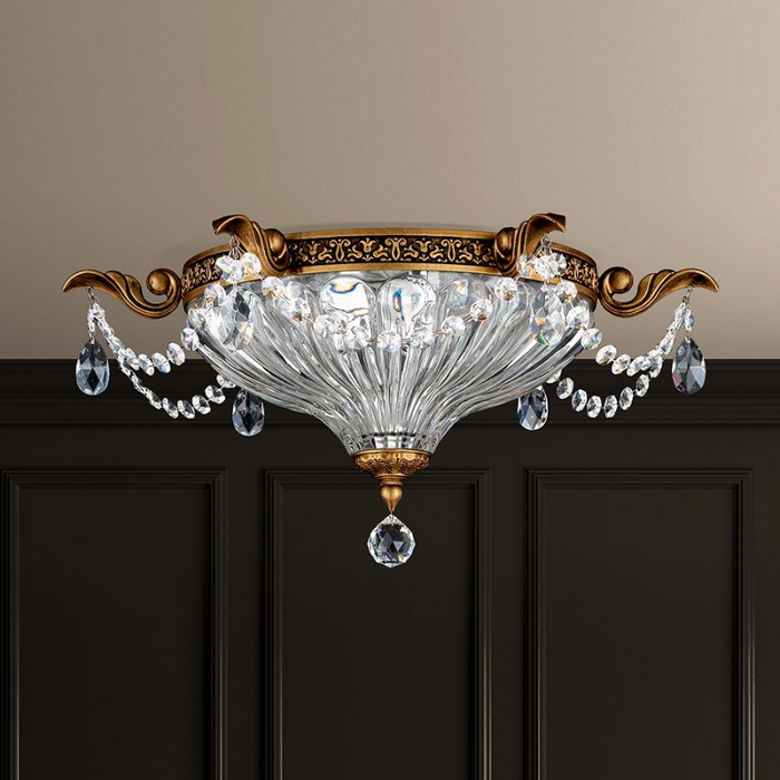 Schonbek 5633 Milano 2-lt 17" Flush Mount