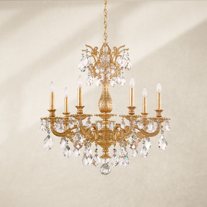 Schonbek 5677 Milano 7-lt 27" Chandelier