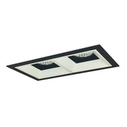 Nora NMIOT-12-FF Iolite MLS Flanged Two Head Fixed Downlight Trim
