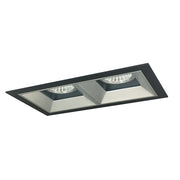 Nora NMIOT-12-FF Iolite MLS Flanged Two Head Fixed Downlight Trim