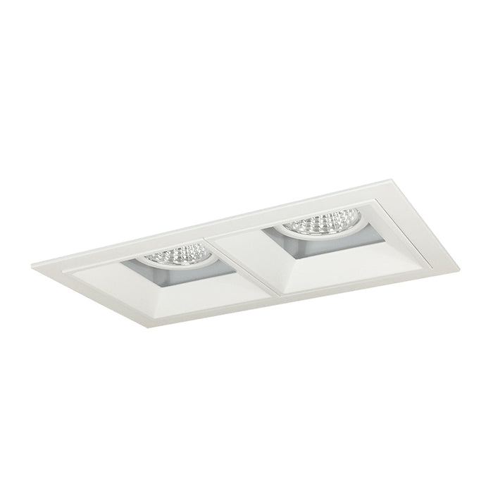 Nora NMIOT-12-FF Iolite MLS Flanged Two Head Fixed Downlight Trim