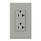Lutron NTR-20-TR Nova T* 20A Tamper Resistant Receptacle