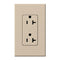 Lutron NTR-20-TR Nova T* 20A Tamper Resistant Receptacle