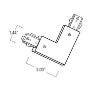 Nora NT-2313 Two-Circuit L-Connector