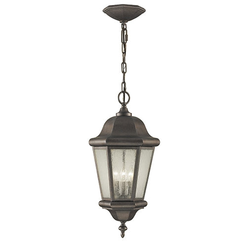 Generation OL5911EN Martinsville 3-lt 10" LED Outdoor Pendant Lantern