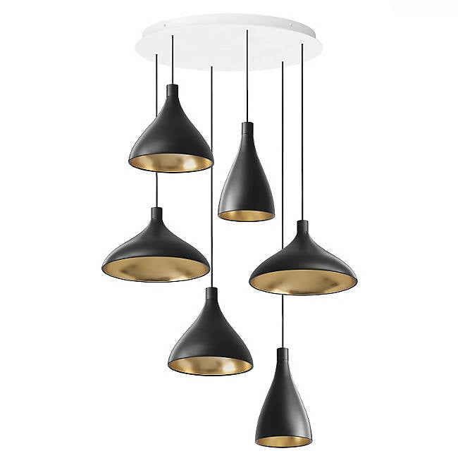 Pablo Designs Swell 6-lt LED Chandelier