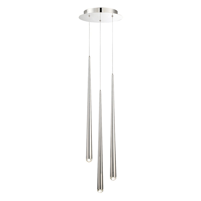 Modern Forms PD-41703R Cascade 3-lt 12" LED Round Pendant