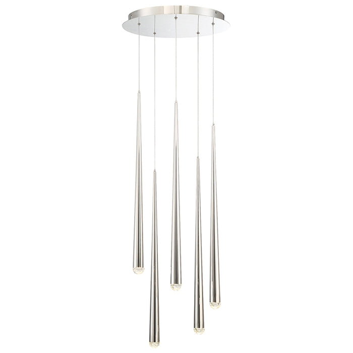 Modern Forms PD-41705R Cascade 5-lt 17" LED Round Pendant
