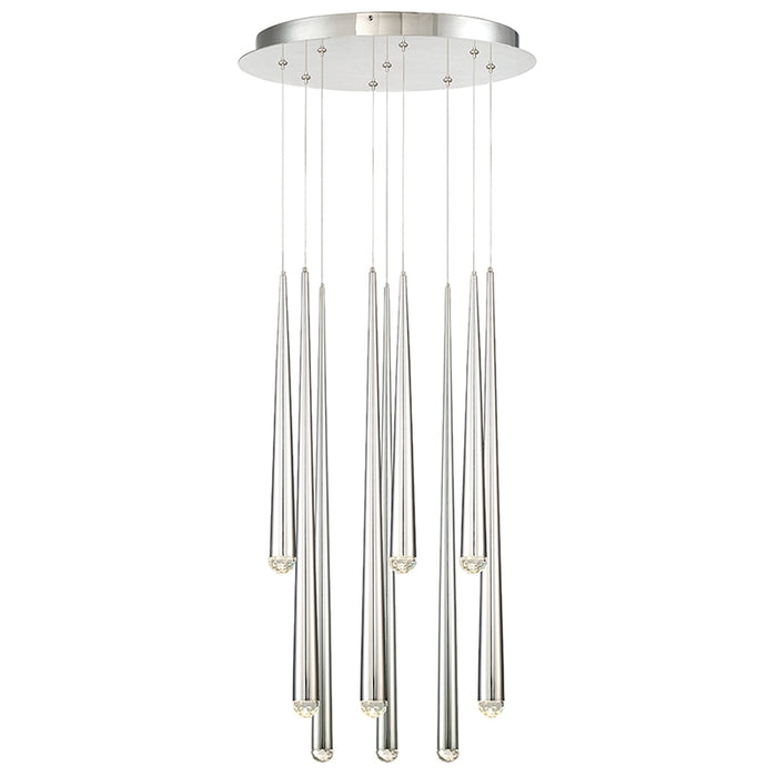 Modern Forms PD-41709R Cascade 9-lt 17" LED Round Pendant