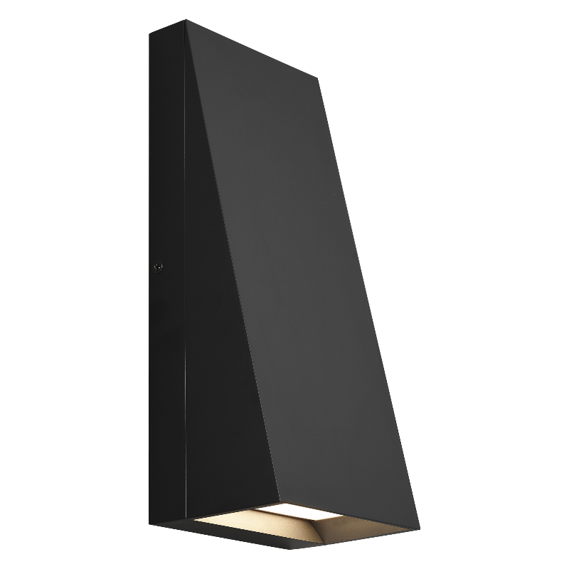 Visual Comfort 700OWPIT12 Pitch 12 1-lt 12" Tall LED Indoor/Outdoor Wall Sconce