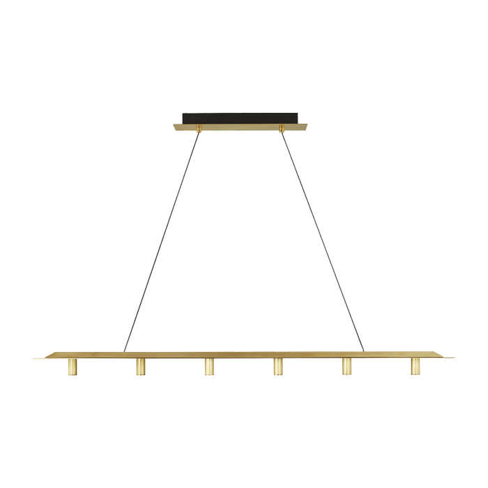 Visual Comfort 700LSPNT50 Ponte 6-lt 50" LED Linear Suspension