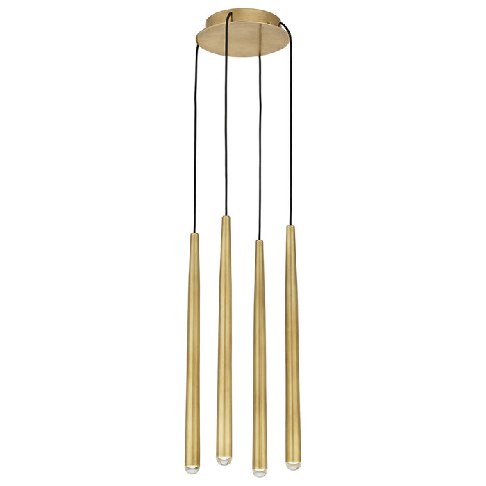 Visual Comfort 700TRSPPYL4 Pylon 4-lt 9" LED Chandelier