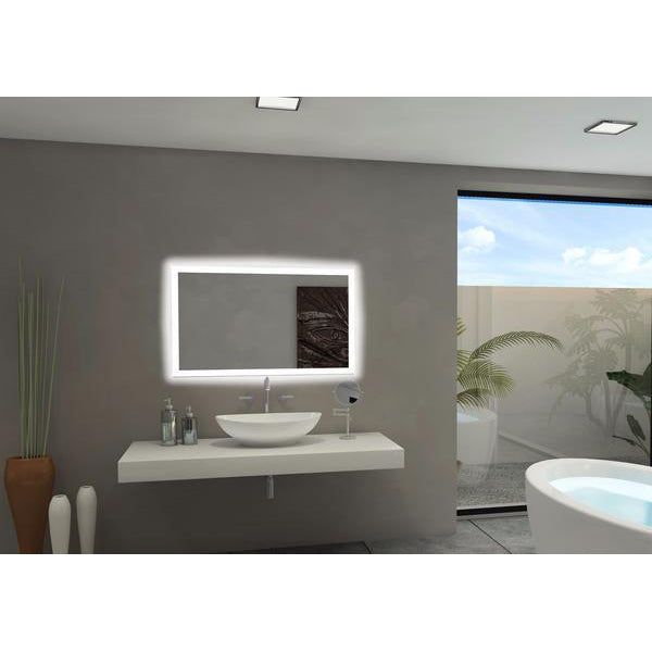 Paris Mirror Rectangle 40 x 24 LED Backlit Mirror