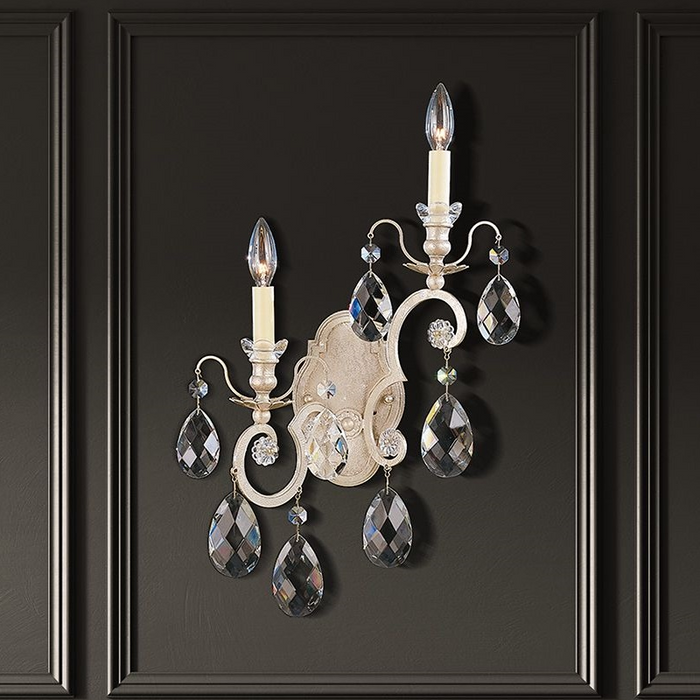 Schonbek 3758 Renaissance 2-lt 23" Tall Wall Sconce
