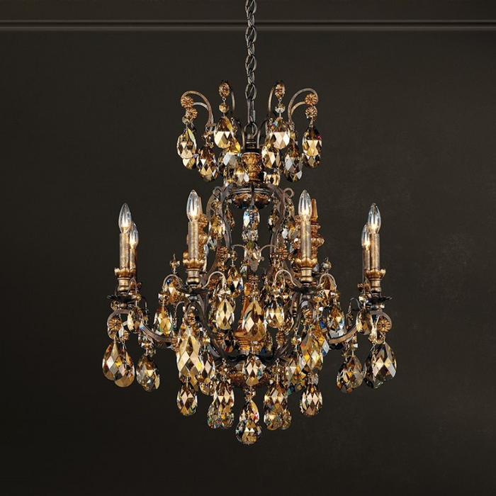 Schonbek 3771 Renaissance 9-lt 27" Chandelier