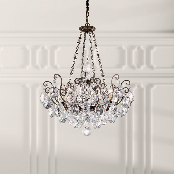 Schonbek 3787 Renaissance 8-lt 27" Chandelier
