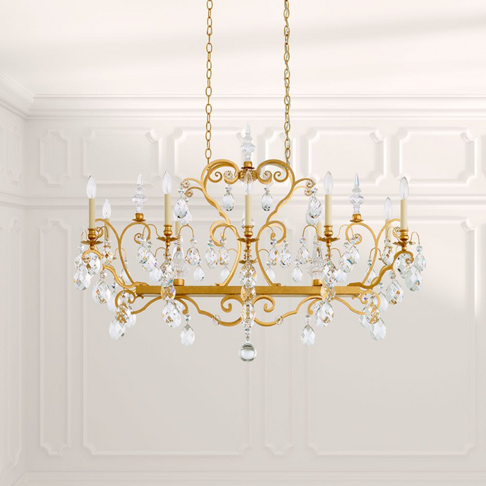 Schonbek 3795 Renaissance 12-lt 46" Chandelier