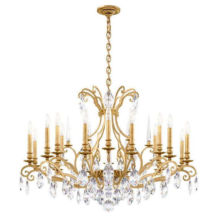 Schonbek RN3892 Renaissance Nouveau 18-lt 40" Chandelier